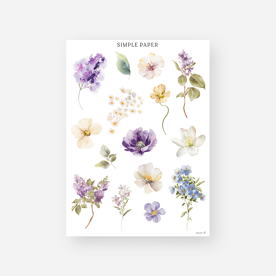 May - Sheet B - Simple Paper
