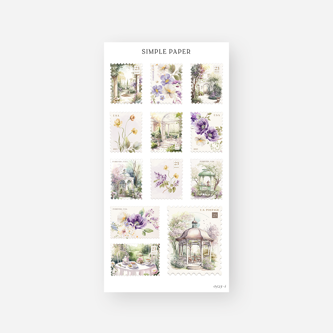 May - Sheet I - Simple Paper