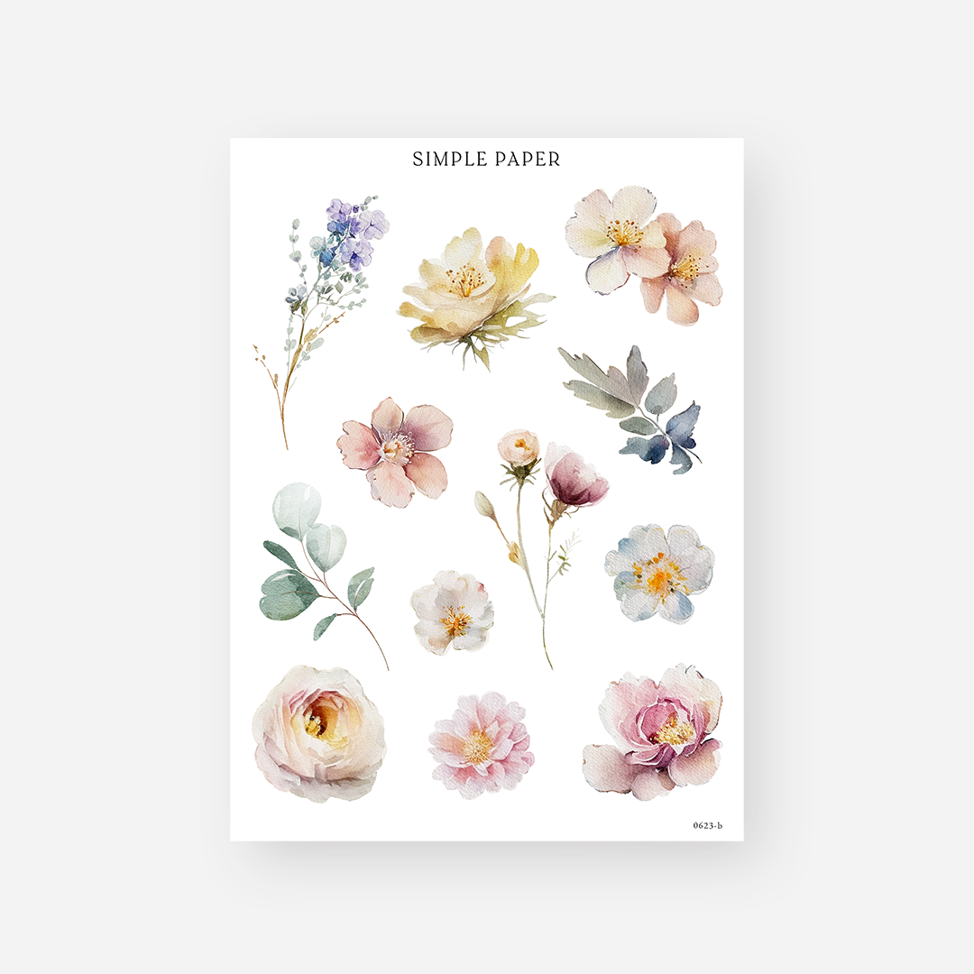 June - Sheet B - Simple Paper