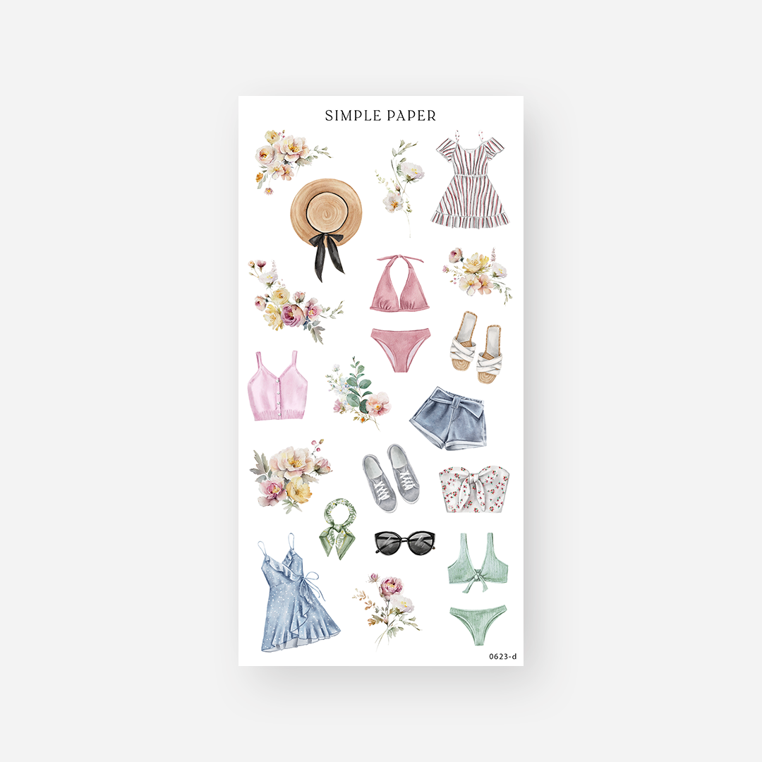 June - Sheet D - Simple Paper
