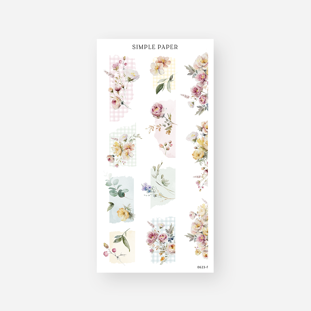June - Sheet F - Simple Paper