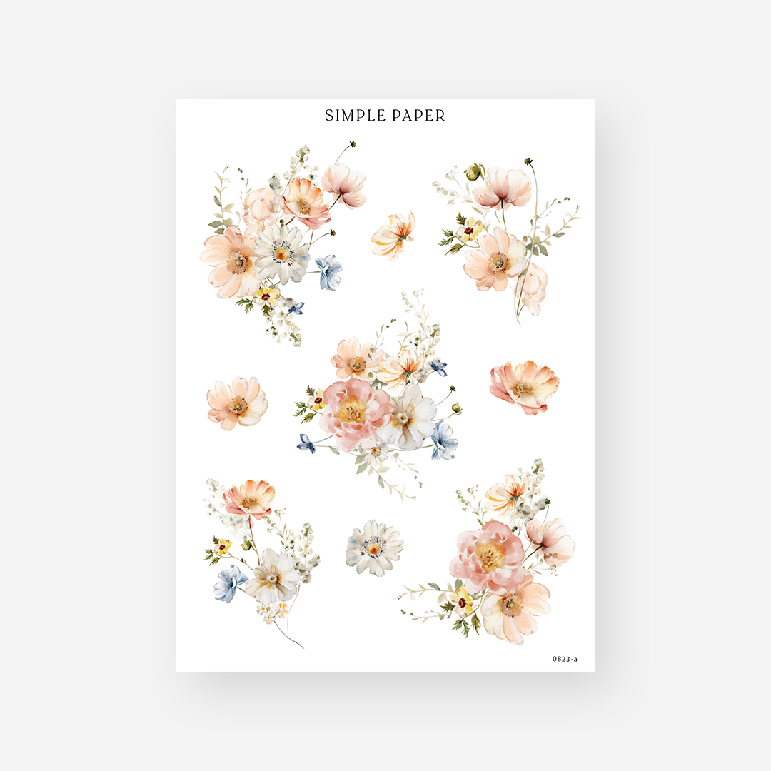August - Sheet A - Simple Paper