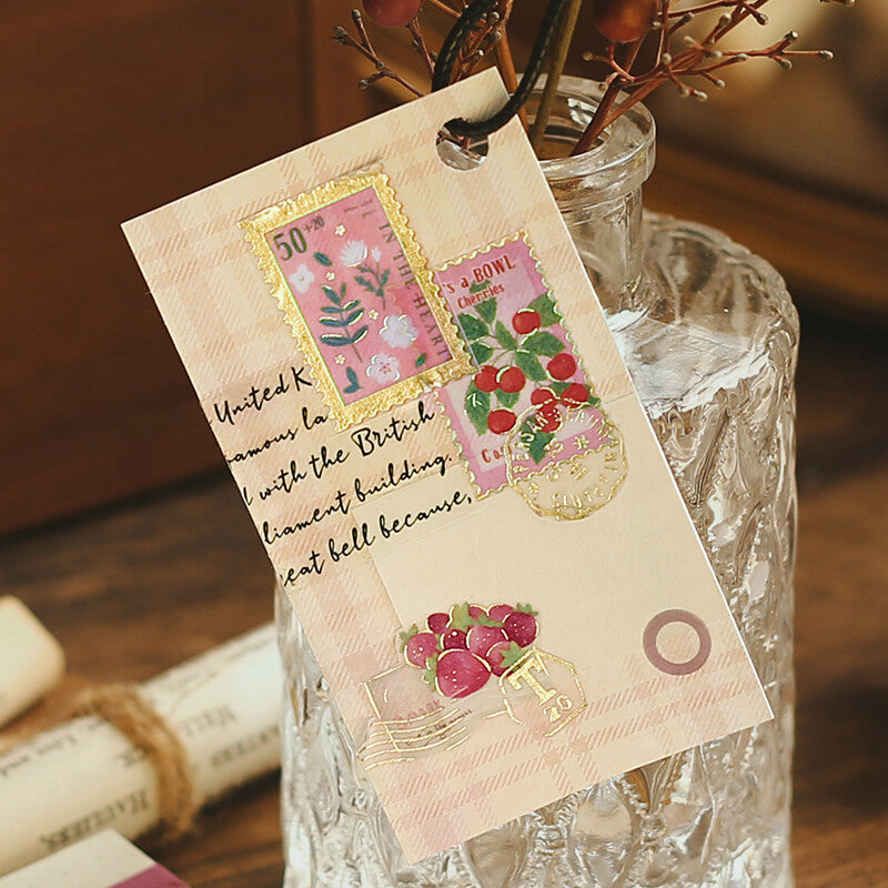 BGM Washi Tape | Post Office Pink Plant - Simple Paper