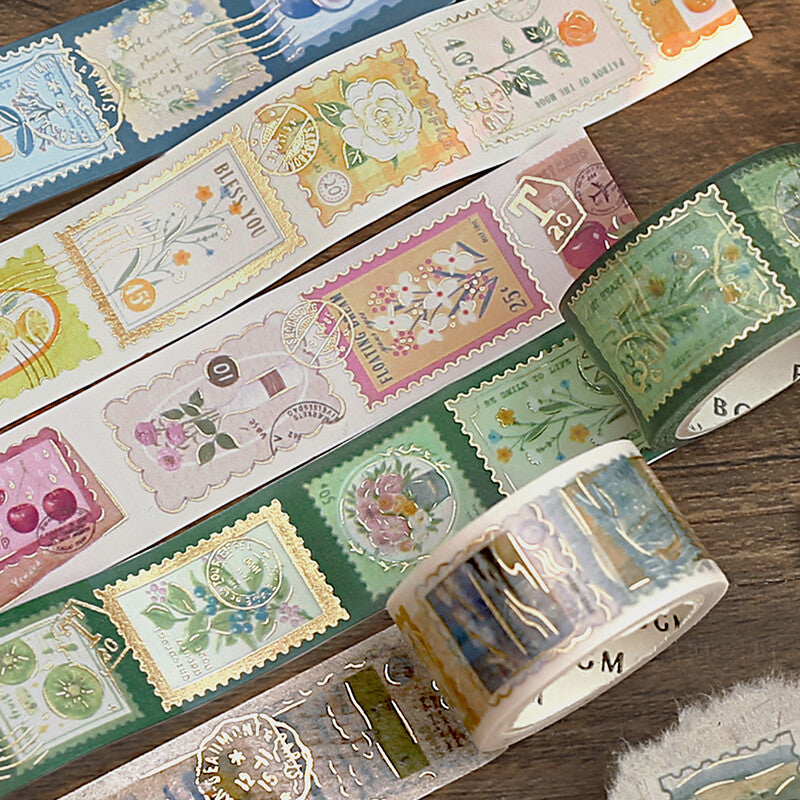 BGM Washi Tape | Post Office Green Plant - Simple Paper