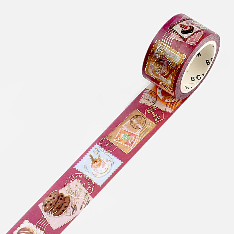 BGM Washi Tape | Post Office Plum Desserts - Simple Paper