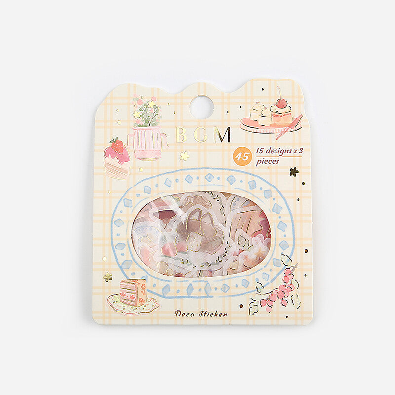 BGM Agenda Sticker Flake Stickers | Fresh Dessert - Simple Paper