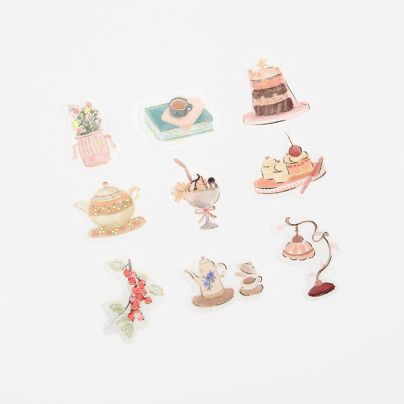 BGM Agenda Sticker Flake Stickers | Fresh Dessert - Simple Paper