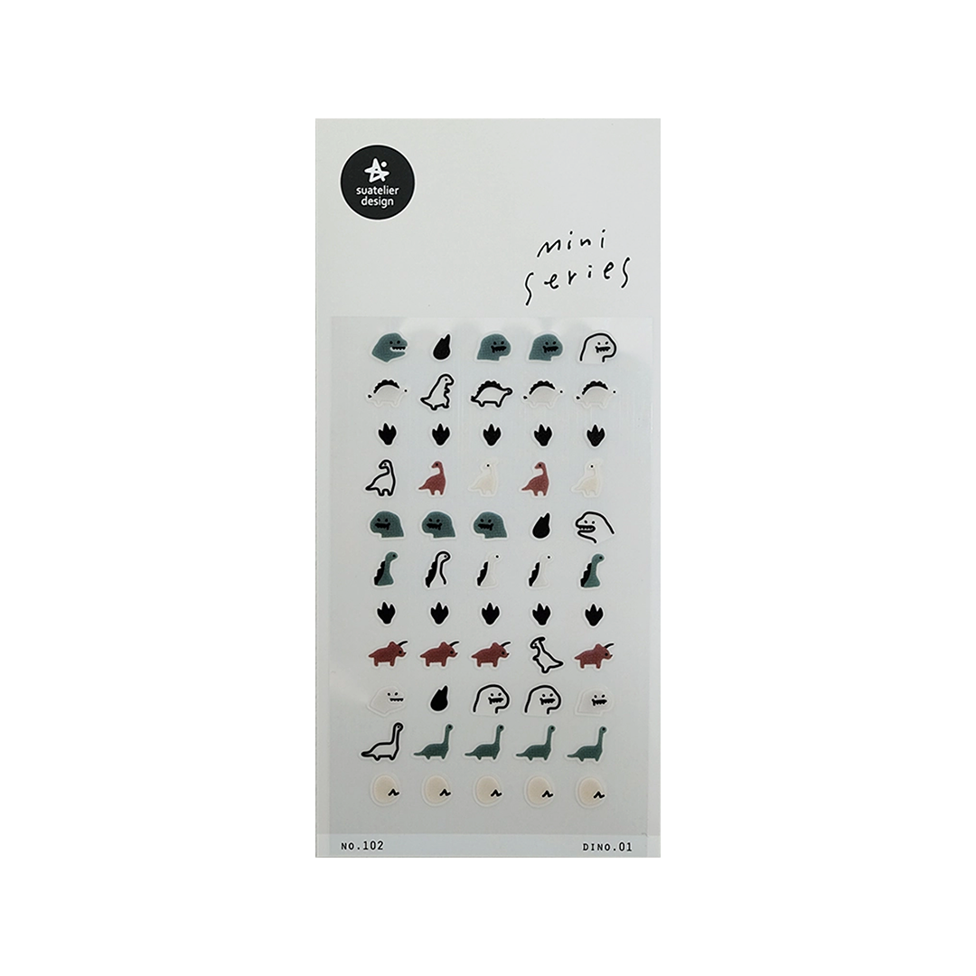 Suatelier Mini Series Stickers No. 102 Dino 01