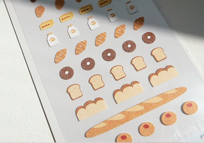Suatelier Mini Series Stickers | No. 112 | Food 04 - Simple Paper