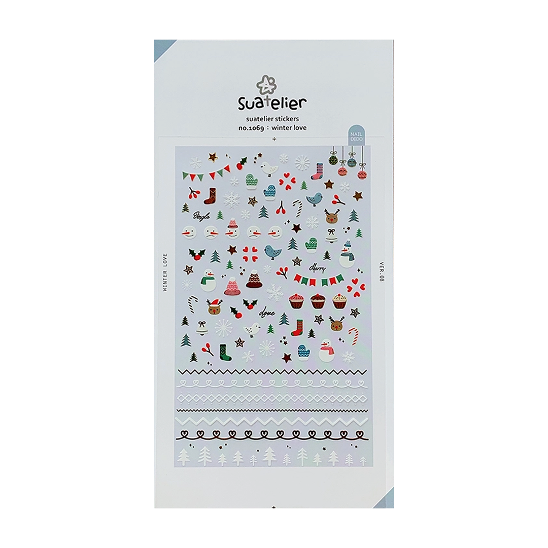 Suatelier Stickers No. 1069 Winter Love