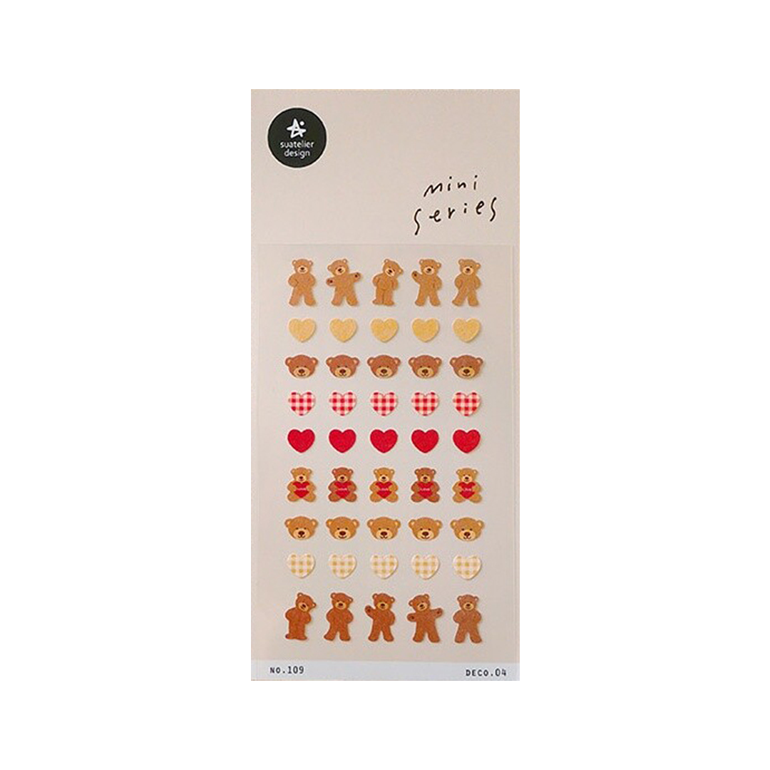 Suatelier Mini Series Stickers | No. 109 | Deco 04 - Simple Paper