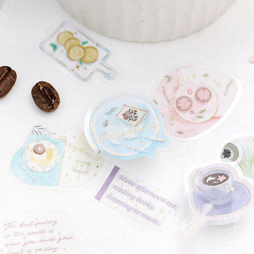 BGM Agenda Sticker Flake Stickers | Lifestyle | Afternoon Tea - Simple Paper