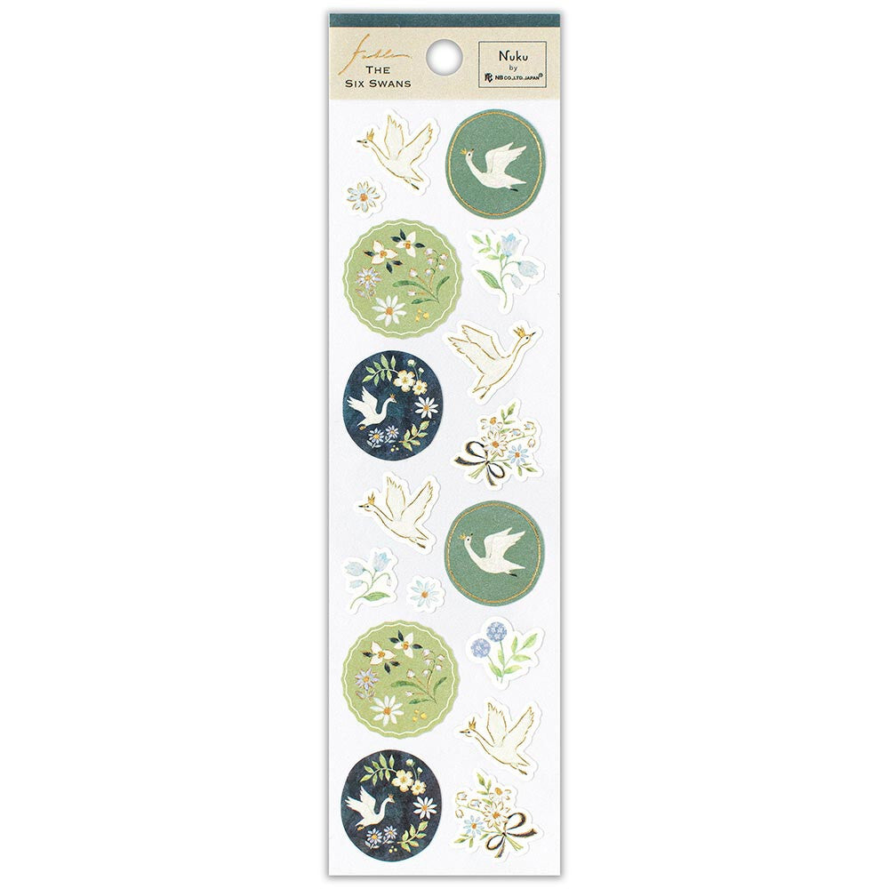 NB Co. Stickers | The Six Swans - Simple Paper