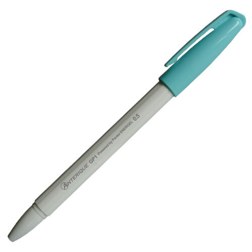 Anterique x Pentel Retractable Gel Pen | 0.5 MM | White Barrel - Simple Paper