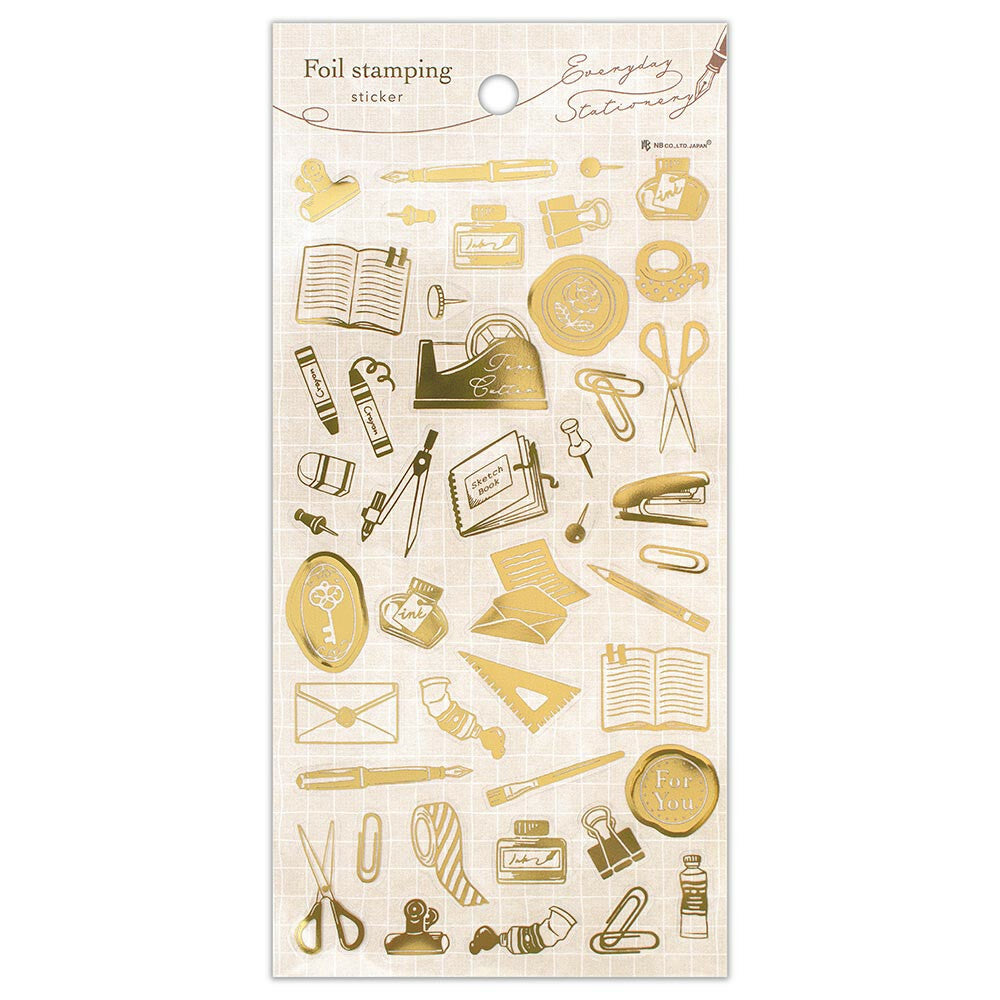 NB Co. Stickers | Foiled Stationery - Simple Paper
