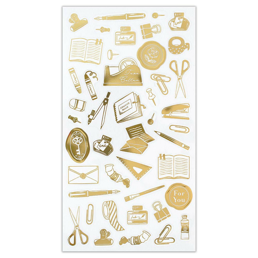 NB Co. Stickers | Foiled Stationery - Simple Paper