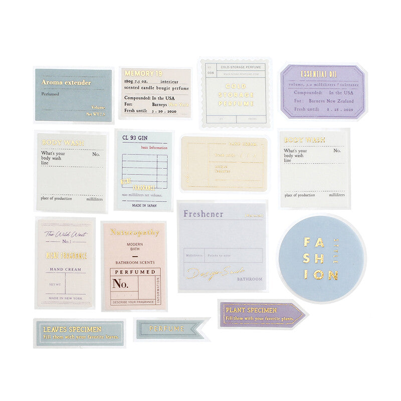 BGM Agenda Sticker Flake Stickers | Parfum | Lavender - Simple Paper