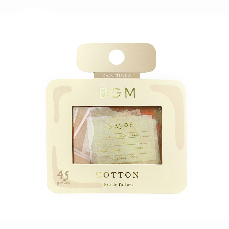 BGM Agenda Sticker Flake Stickers | Parfum | Cotton - Simple Paper