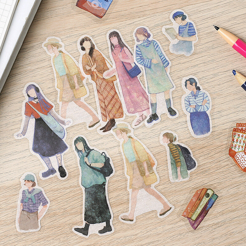 BGM Cherie Flake SEALS | Issue 5 | Shimokita - Simple Paper