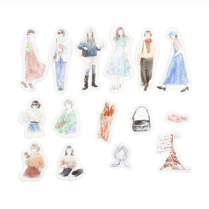 BGM Cherie Flake SEALS | Issue 6 | Paris - Simple Paper