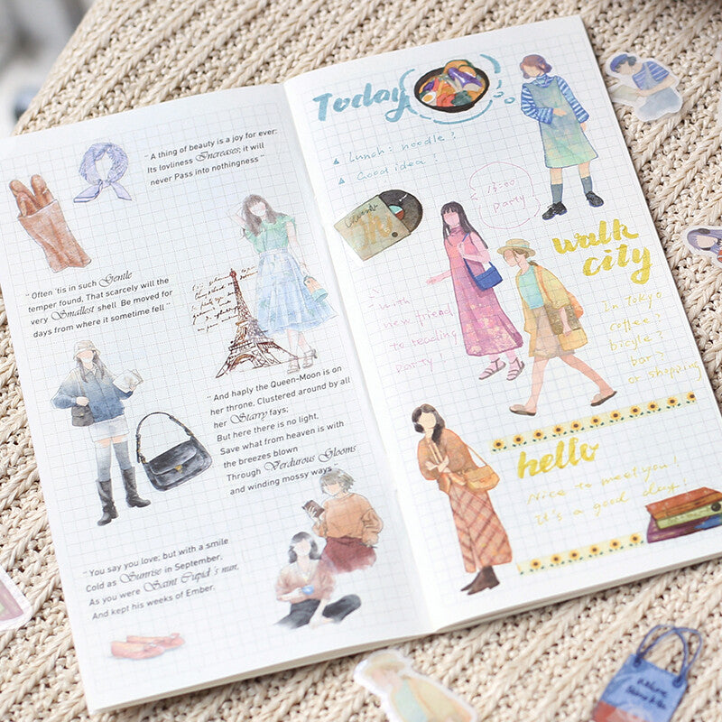 BGM Cherie Flake SEALS | Issue 6 | Paris - Simple Paper