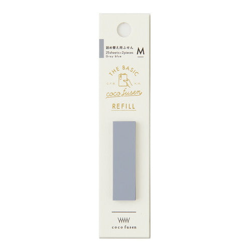 Kanmido Coco Fusen Basic Sticky Notes | REFILLS - Simple Paper