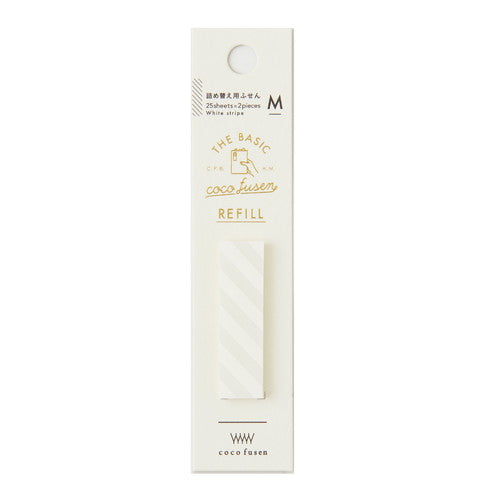 Kanmido Coco Fusen Basic Sticky Notes | REFILLS - Simple Paper