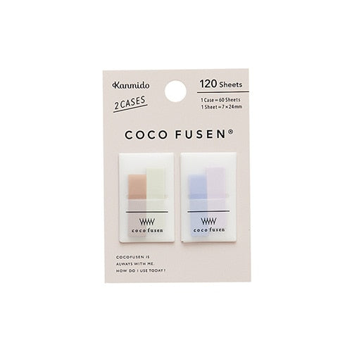 Kanmido Coco Fusen Sticky Notes | Mini | Moonlight - Simple Paper