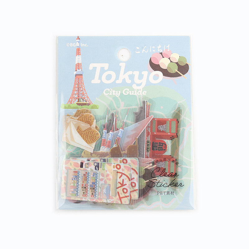 BGM Agenda Sticker Flake Stickers | City Guide | Tokyo - Simple Paper