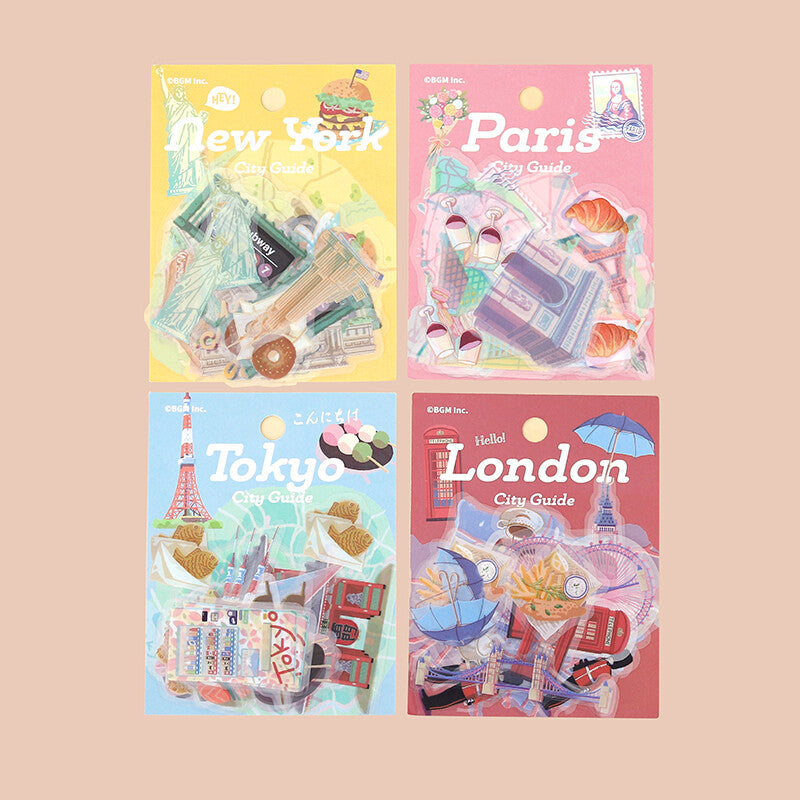 BGM Agenda Sticker Flake Stickers | City Guide | Tokyo - Simple Paper