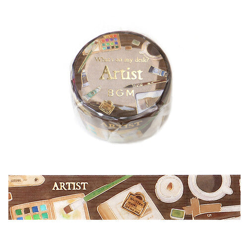 BGM Washi Tape | Tsukue | Artist - Simple Paper