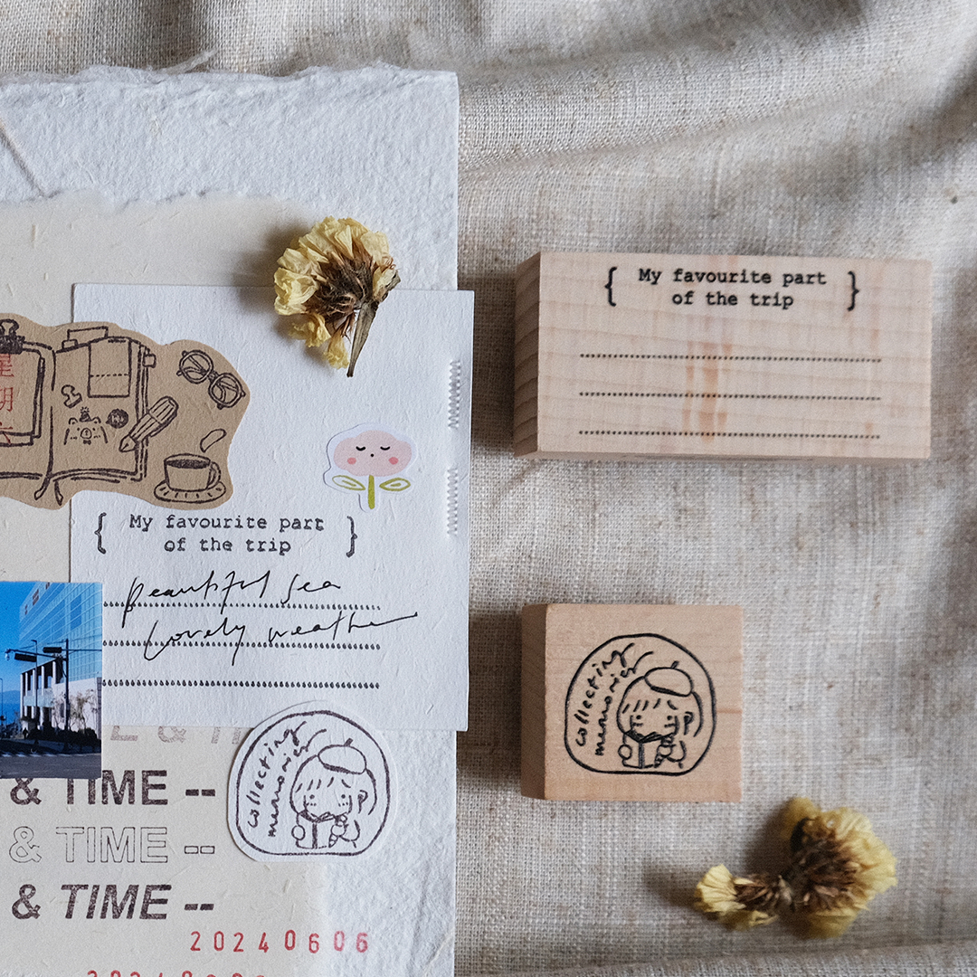 Eileen Tai Rubber Stamps | Travel Series - Simple Paper