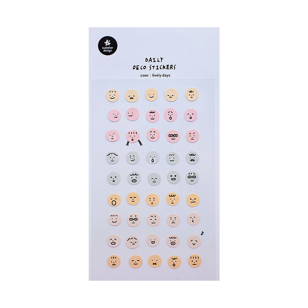 Suatelier Stickers No. 1200 Lively Days