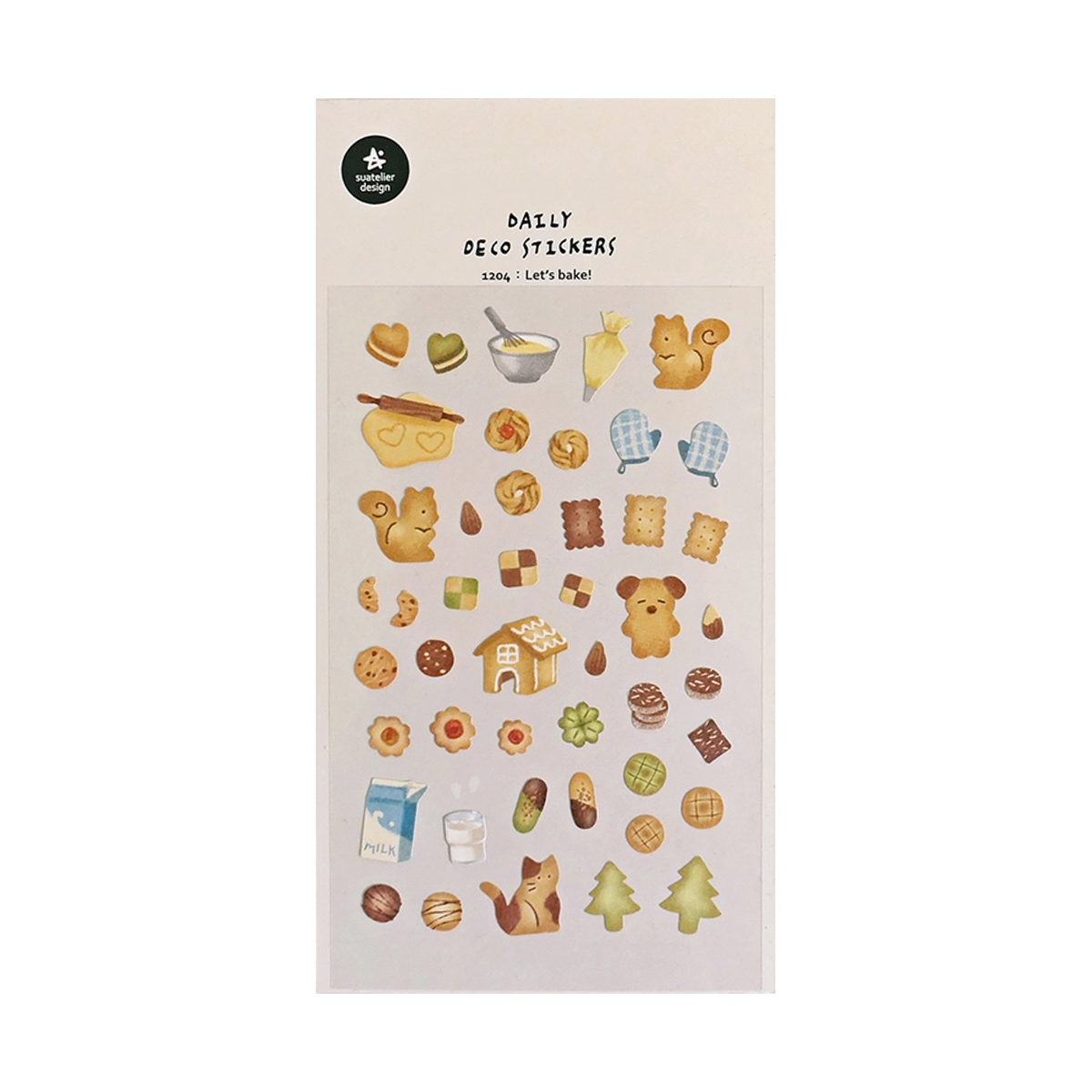 Suatelier Stickers No. 1204 Let's Bake