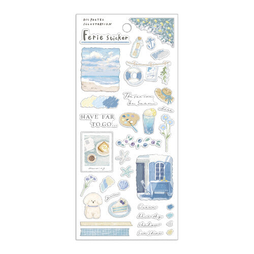 Q-LiA | Ferie Sticker Collection - Simple Paper