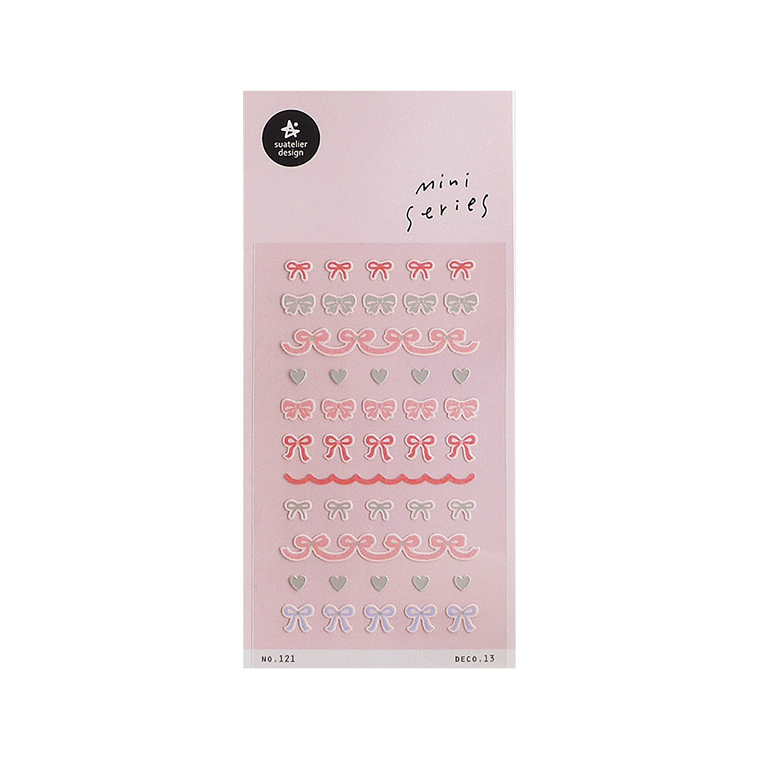 Suatelier Mini Series Stickers | No. 121 | Deco 13 - Simple Paper