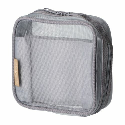 Mark's Inc Mesh Square Pouch Blue Gray
