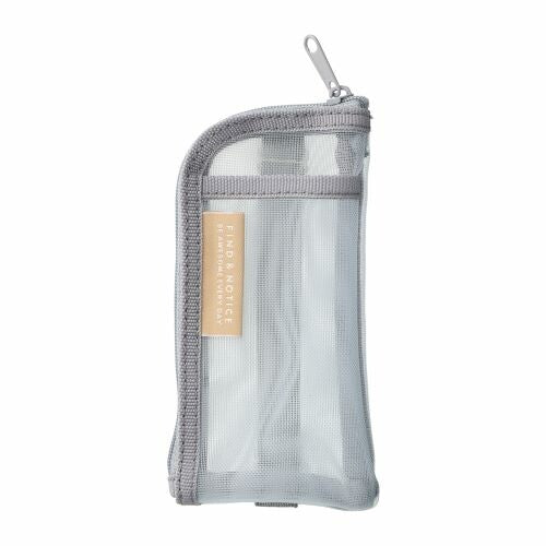 Mark's Inc Mesh Pouch With Elastic Band Blue Gray