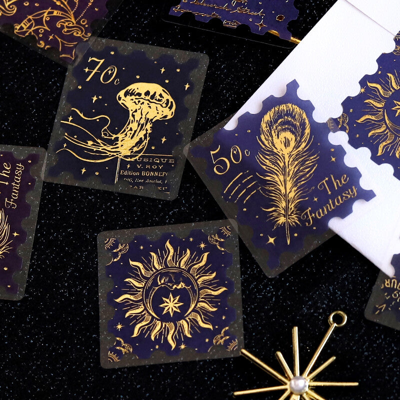 BGM Agenda Sticker Flake Stickers | Post Office | Fantasy - Simple Paper