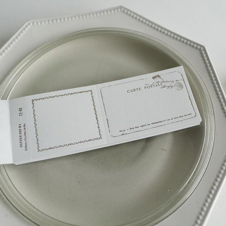 Yohaku Letterpress Ticket Style Memo | M-145 | Bronze - Simple Paper