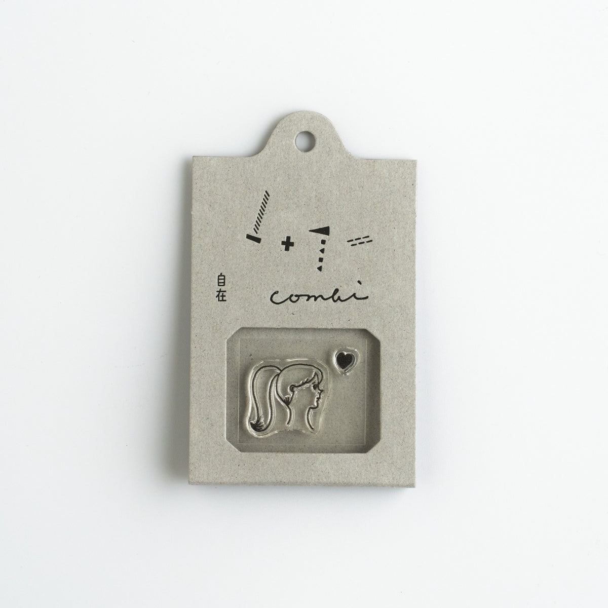 Nombre JIZAI Clear Stamp Combi Ponytail