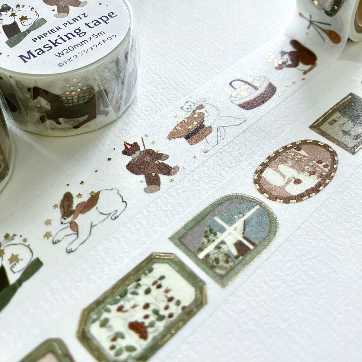 Papier Platz x Shoichiro Tobimatsu Washi Tape - Simple Paper