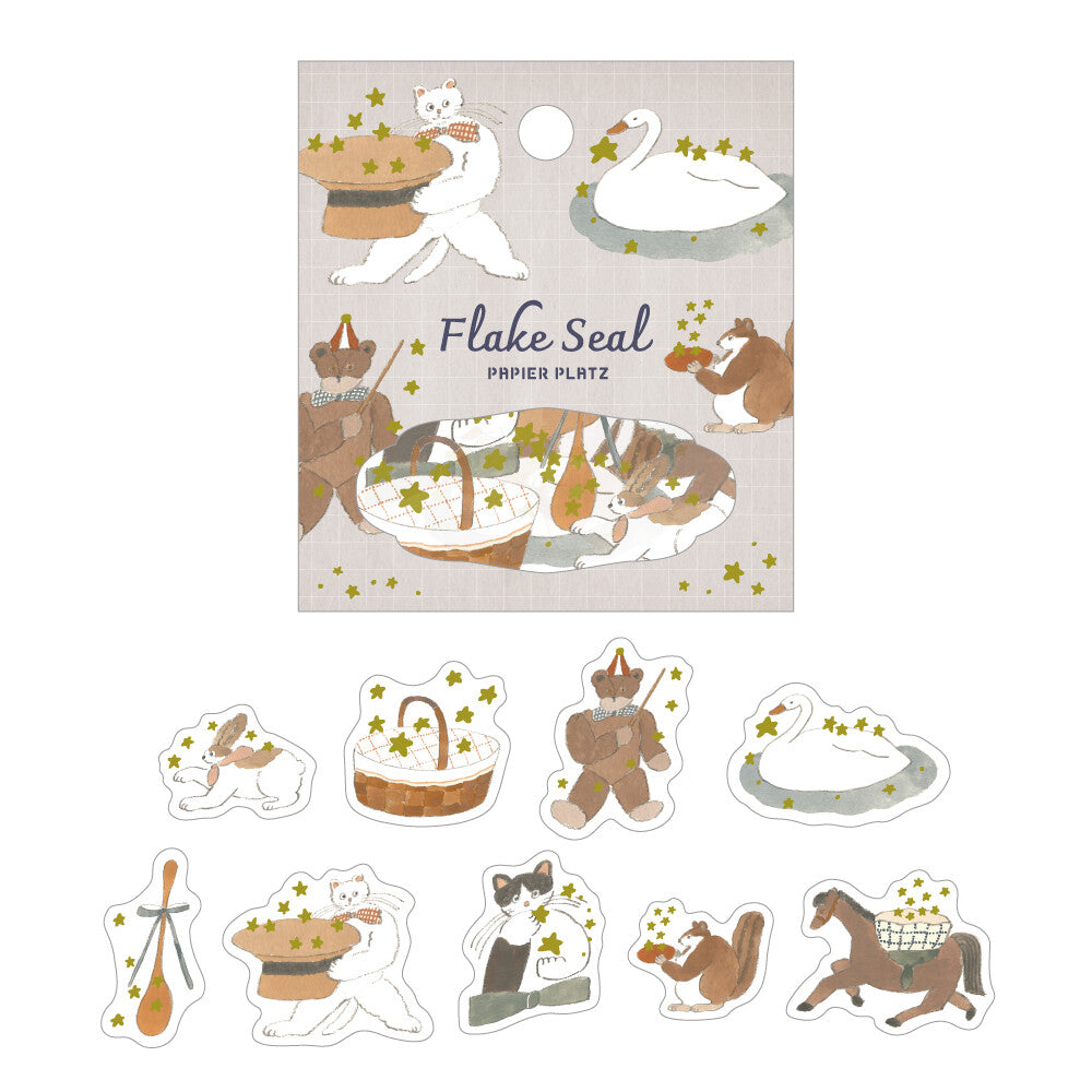 Papier Platz x Shoichiro Tobimatsu Flake Stickers | 53-049 - Simple Paper