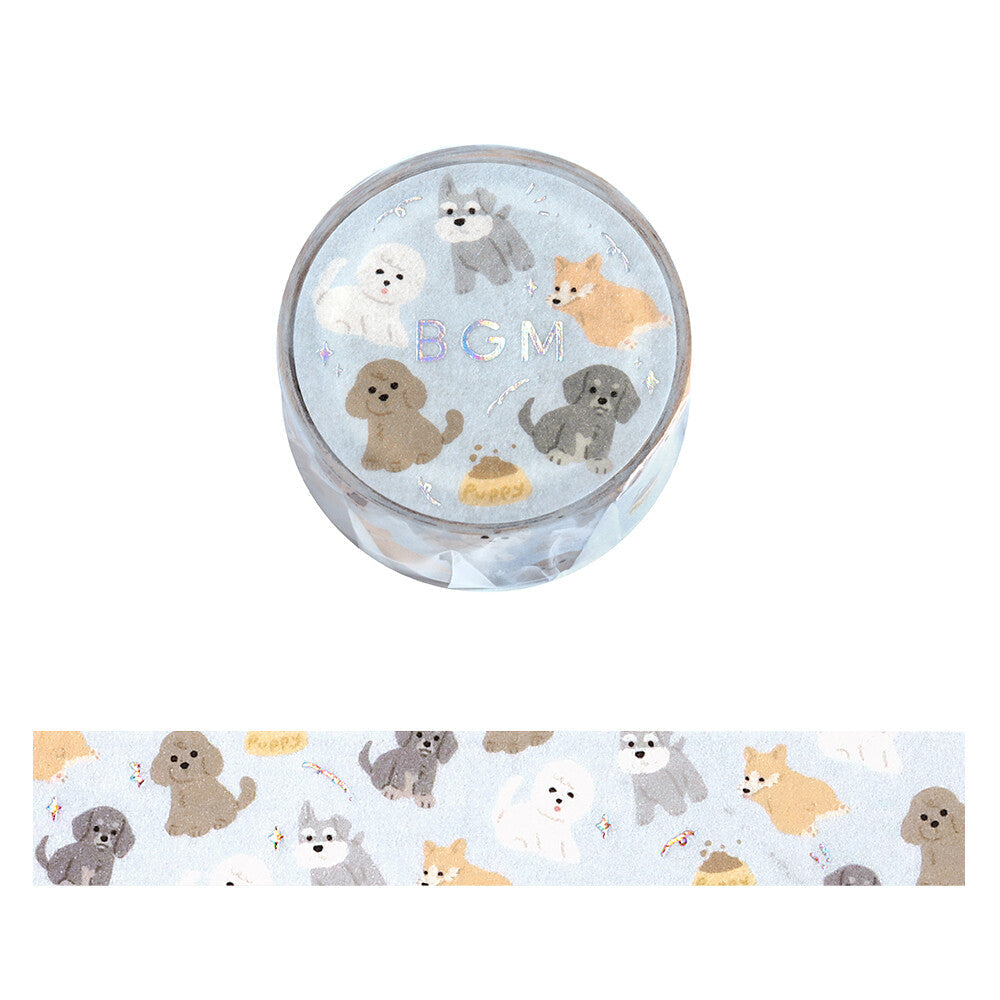 BGM Washi Tape I Love Dogs