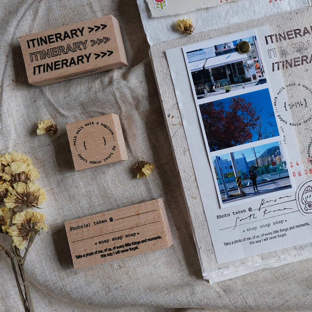 Eileen Tai Rubber Stamps | Travel Series - Simple Paper
