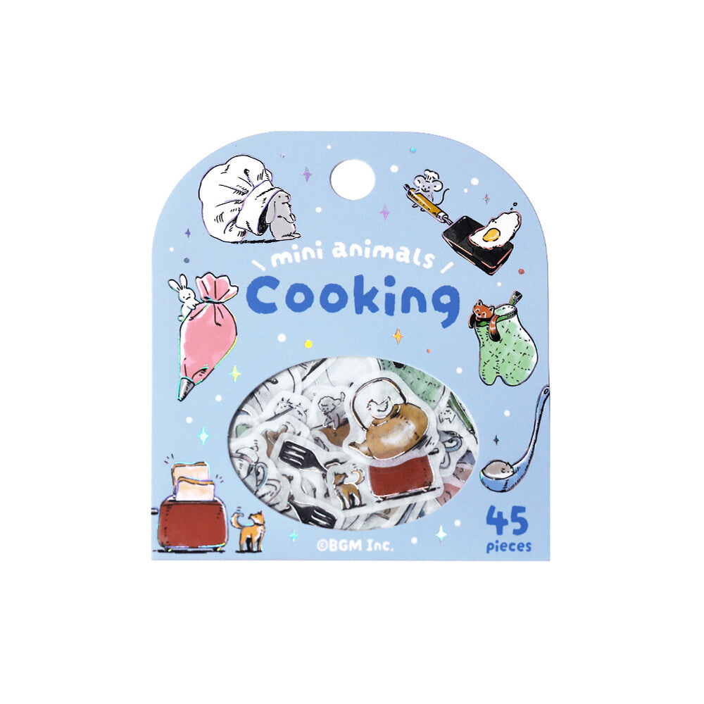 BGM Flake SEALS Mini Animals Cooking
