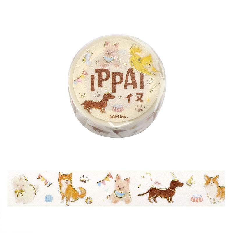 BGM Washi Tape IPPAI Lots Of Dogs