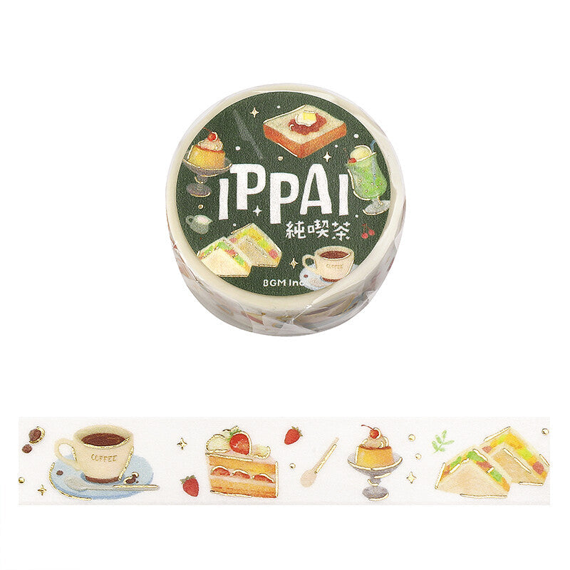 BGM Washi Tape IPPAI Coffee And Dessert