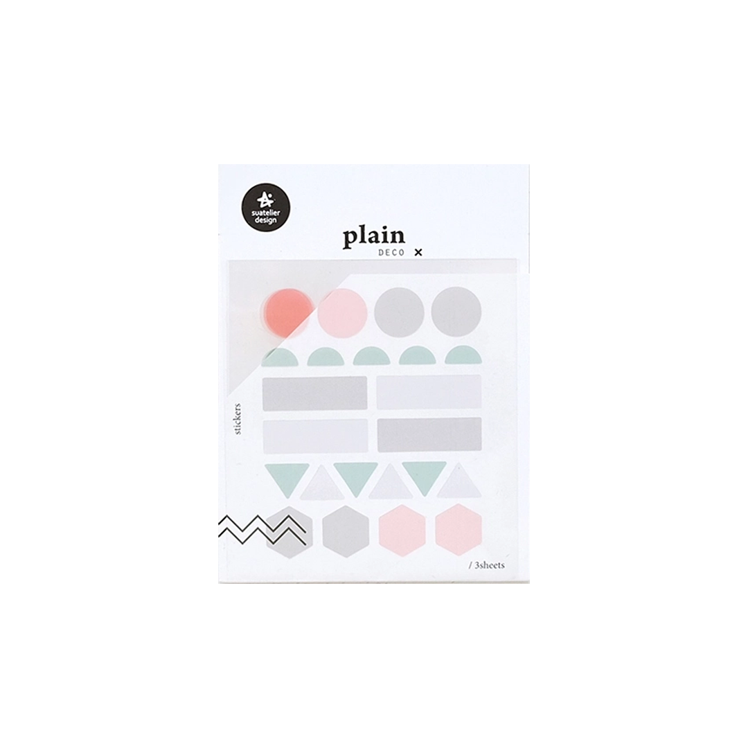 Suatelier Plain Series Stickers No. 03 1607