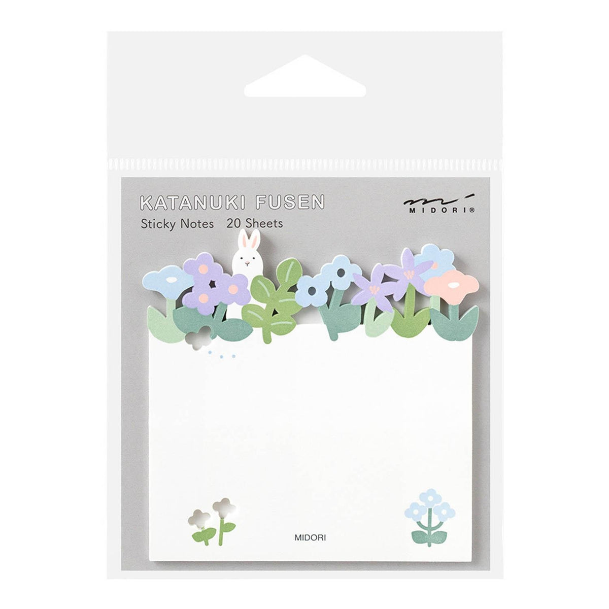 Midori Die Cut Sticky Notes Flower Garden